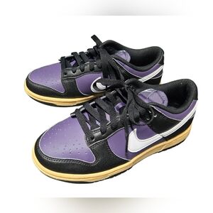 NIKE DUNK LOW NEXT NATURE Purple and Black Women's Sneakers Size 6